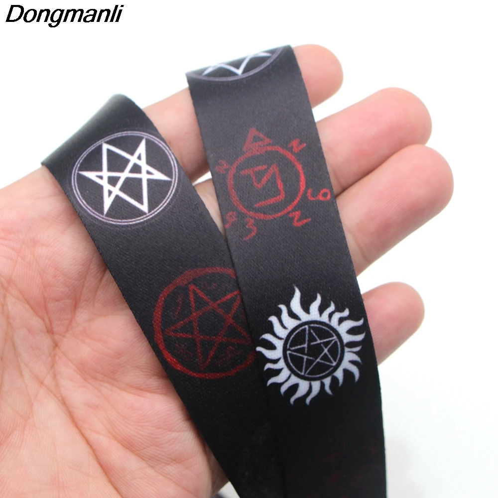 ZF610 1pcs TV Supernatural Keychain Tags Strap Neck Lanyards For Keys ID Card Gym Mobile Phone USB Badge Holder DIY Hang Rope | Украшения и
