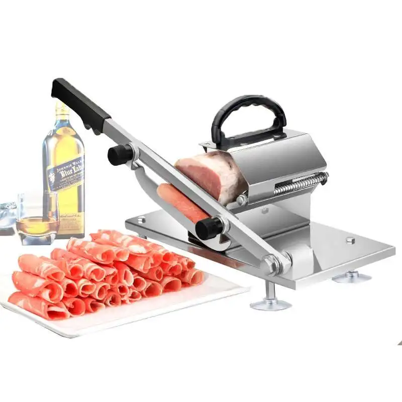 Мясо slicer среза нарезанный мясо резки Руководство резки мяса автоматической рабочего Easy-cut замороженной говядины и баранины