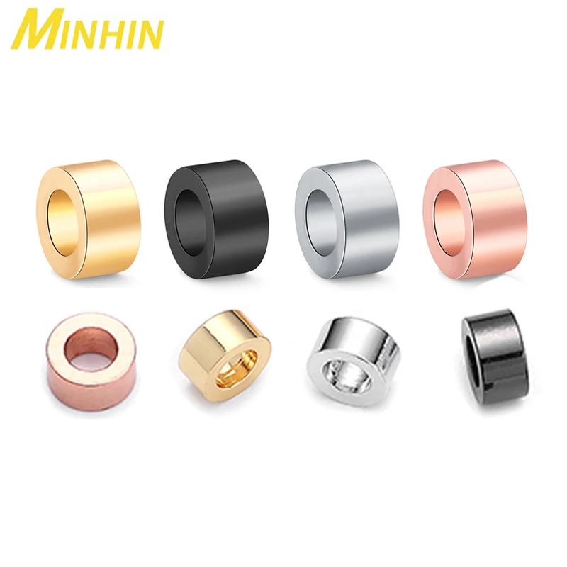 5 шт., бусины с большим отверстием, в европейском стиле