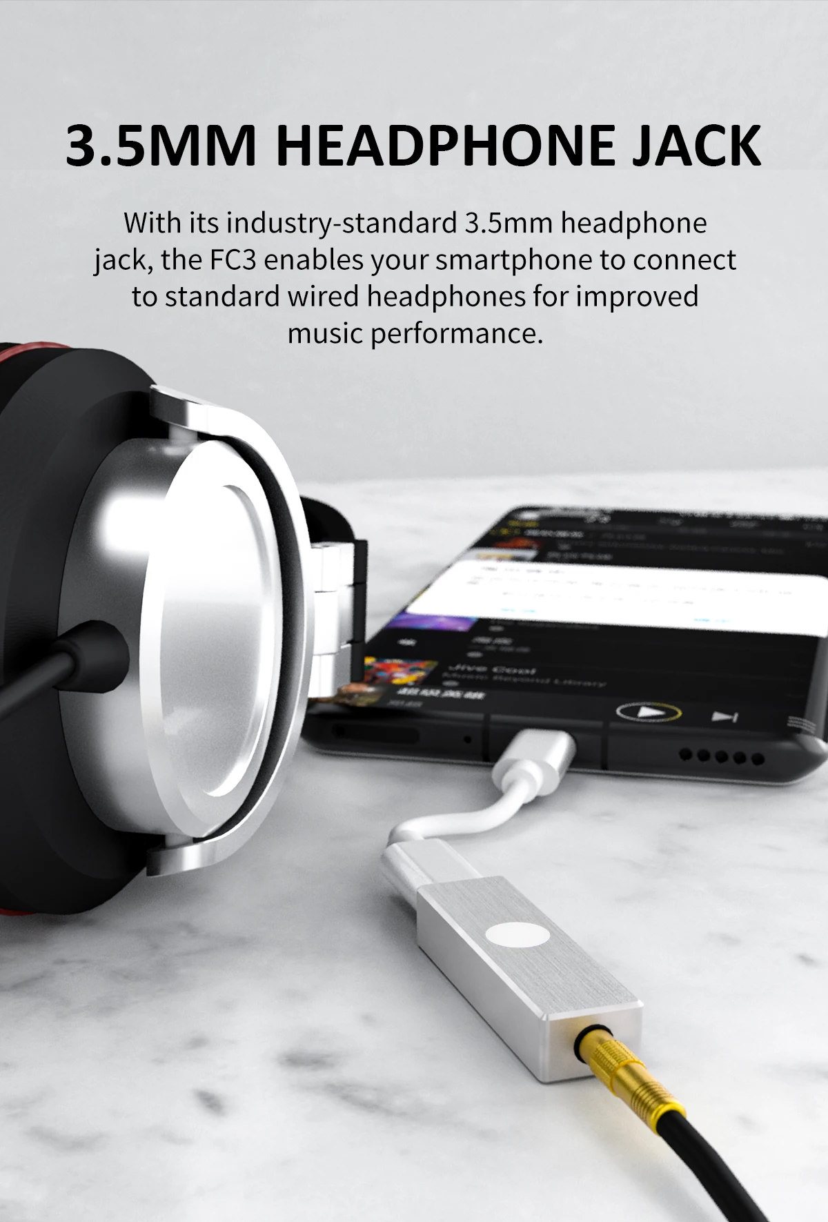 HiBy FC3 MQA проверенный ключ USB DAC декодирование аудио усилитель для наушников DSD128 3 5