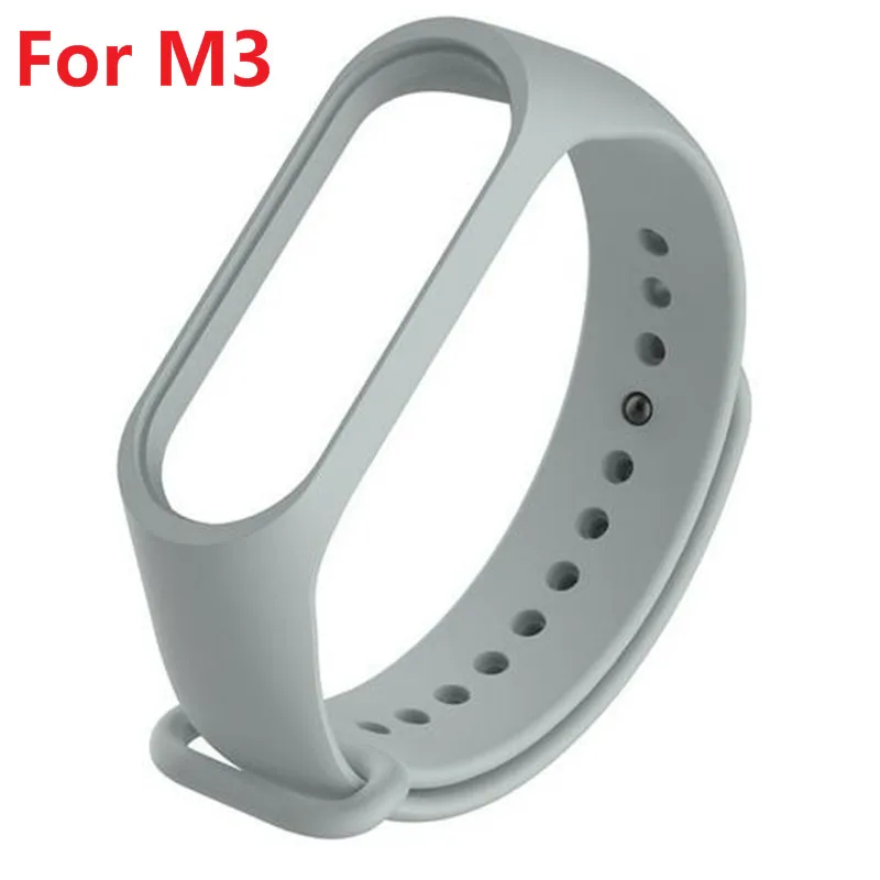 1x умный Браслет для xiaomi mi Band 3 4 спортивный ремешок часы силиконовый ремешок для xiaomi mi band 3 4 браслет mi band 4 3 ремешок - Цвет: For Xiaomi Mi Band 3