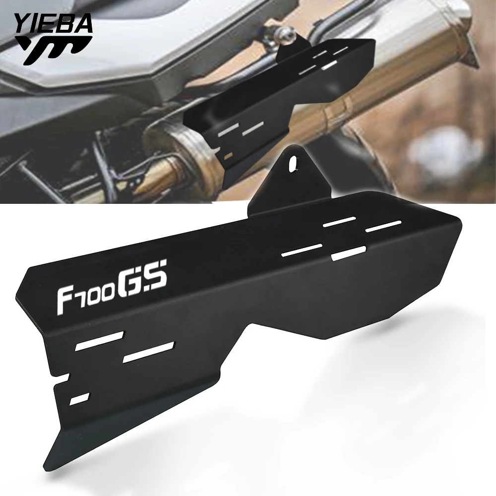 

Motorcycle Exhaust Muffler Pipe Heat Shield Guards Cover anti-scalding protection FOR BMW F700GS F 700 GS 2013 2014 Aluminum
