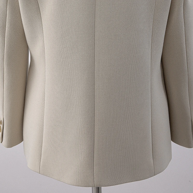 

[EAM] Women Vintage Big Pockets Blazer New V-collar Long Sleeve Loose Fit Jacket Fashion Tide Spring Autumn 2021 1DD3333
