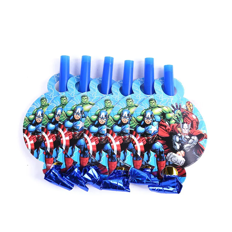 Disney Marvel Мстители украшения для дня рождения детский плакат принадлежности