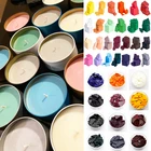 4 цветанабор, свечные красители, 20 гкомпл., для ароматерапии, соевый воск, цвет детской цветопередачи, для самостоятельной работы, нетоксичные свечи, инструменты для сырья