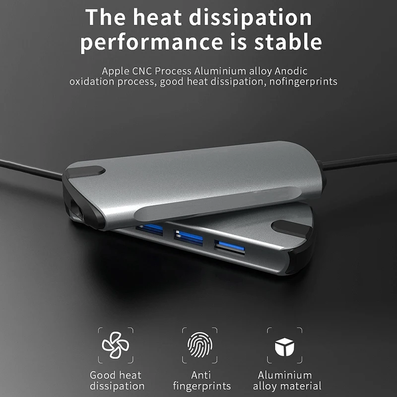 5-In-1 USB Hub to Type C Data With 5-Port 3.0 USB-C PD Charging 4K Display for s Notebooks Phone | Компьютеры и офис