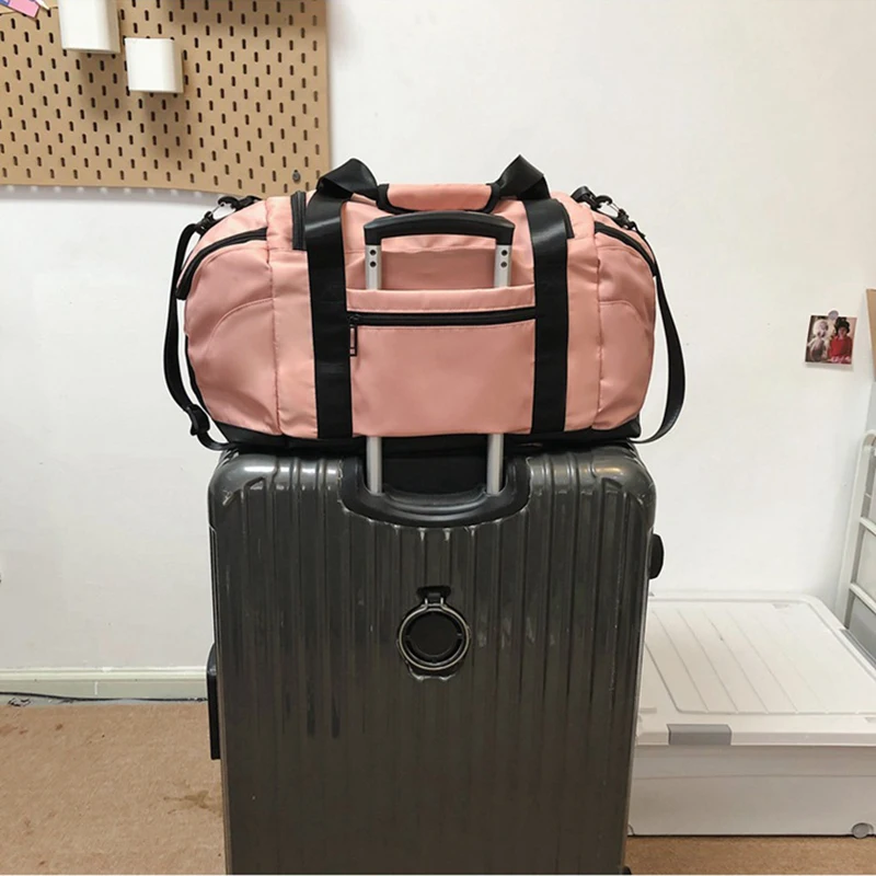 Dry Wet Separation Sports Fitness Bag Women's Training Swimming Bag Large Capacity Shoe Storage Travel Bag 2021