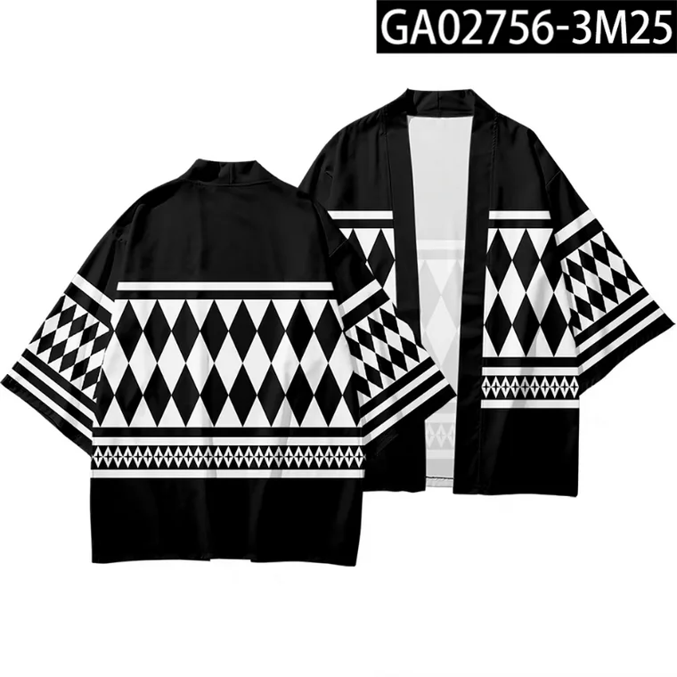 

Printing Japanese Kimono Haori Yukata Girls Cardigan Women/men's Fashion Tokyo Avenger Anime 3D Cool Short Sleeve Beach Shorts