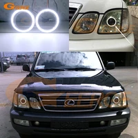 for lexus lx 470 lx470 2003 2004 2005 2006 2007 excellent ultra bright cob led angel eyes kit halo rings day light