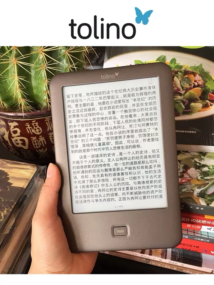 Толино блеск для чтения электронных книг WI FI e чернила 4 Гб ink 6 дюймовый сенсорный