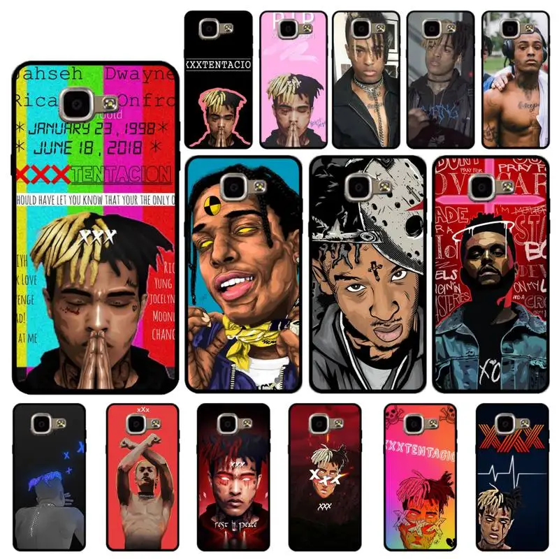 HTxian Xxxtentacion пользовательские фото мягкий чехол для телефона Samsung S8 9 10 Plus A20 30 40 50 70 J7