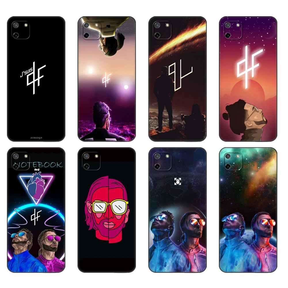 

Black tpu Case For OPPO Realme C11 2020 2021 C20 C21 C21Y C25Y Back Cover PNL QLF Rapper singer fond d ecran