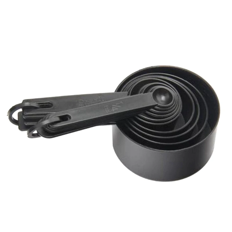 Черные Пластиковые мерные чашки мерная ложка сделай сам для выпечки торта