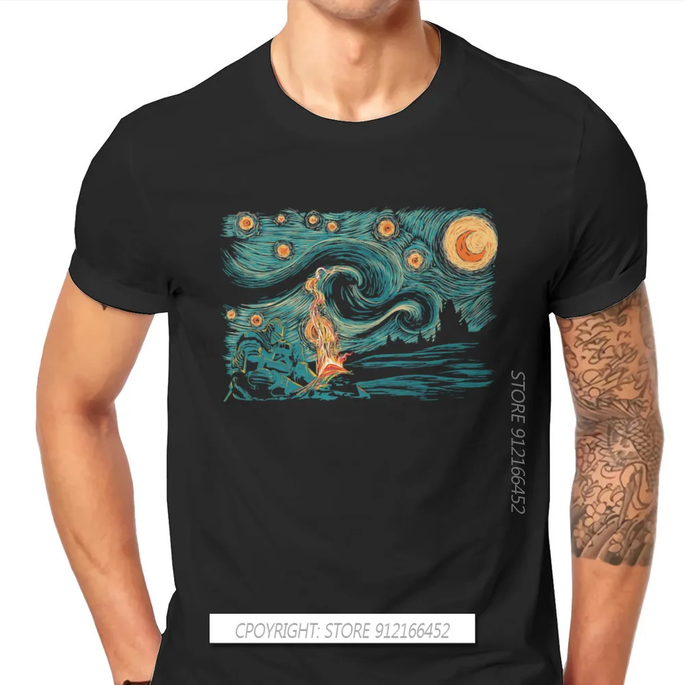 

Футболки с принтом "Звездные души", лорд Манус, темный сталкер, Мужская футболка из чистого хлопка с графическим принтом, футболка большого р...