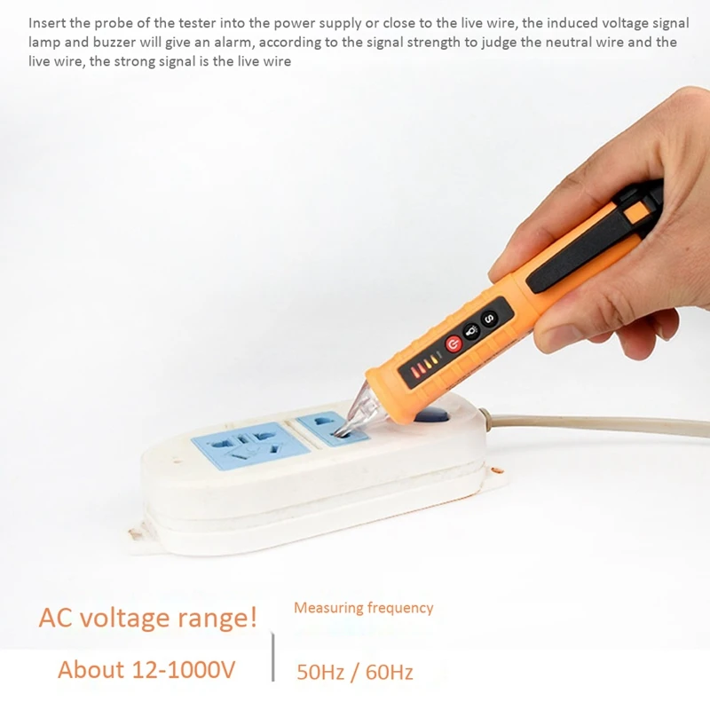 Бесконтактный детектор напряжения переменного тока тестер Измеритель Тестер