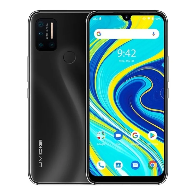 original new umidigi a7 pro smartphone 4gb 128gb helio p23 octa core 4150mah andriod 10 fingerprint 4g lte 6 3 mobile phone free global shipping