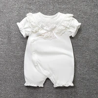princess newborn baby girl clothes lace flowers jumpsuits girls rompers for 2021 summer baby body suits one pieces