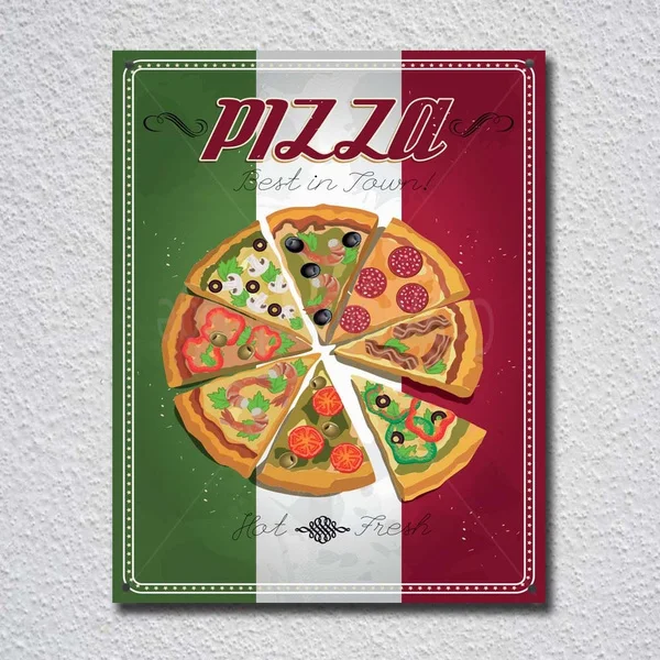 

Pizza Best in Town Productvintage Tin Sign Metal Sign Metal Poster Metal Decor Metal Painting Wall Sticker Wall Sign Wall Decor