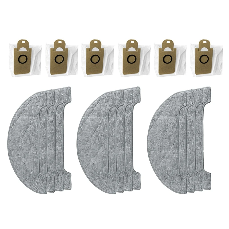 

HOT SALE 18PCS For VIOMI S9 Vacuum Cleaner Accessories Dust Bag Mop Cloth Parts Home Cleaning Replaceble Spare