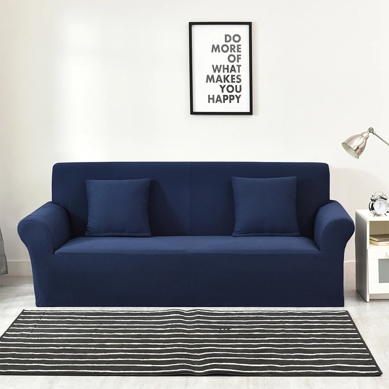 Вязаный жаккардовый толстый мягкий чехол для дивана спандекс стрейч