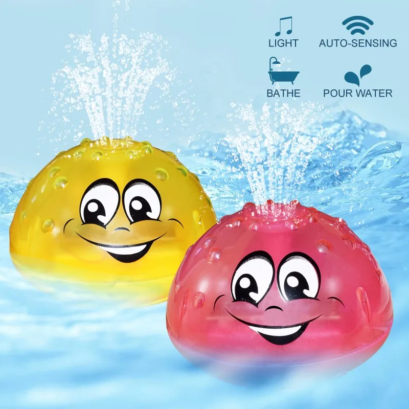 Детский спрей яркий светодиодный светильник вращающийся с душевой камерой