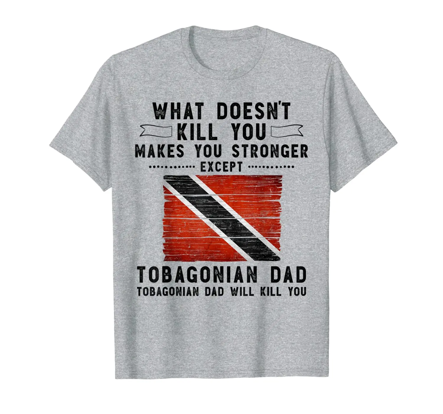 

Тринидад Тобаго подарки для папы для мужчин Fathers Day белая футболка