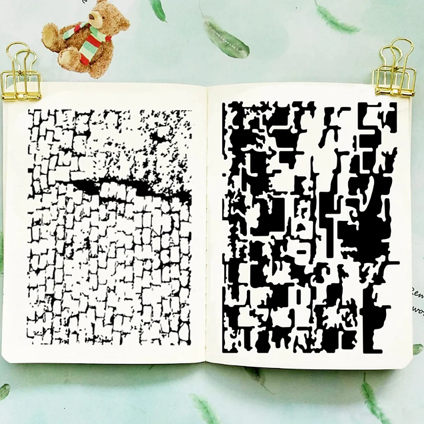 11*16CM Brick Wall Transparent Seal Clear Stamps Silicone Roller DIY Scrapbook Album Card Production Christmas | Дом и сад