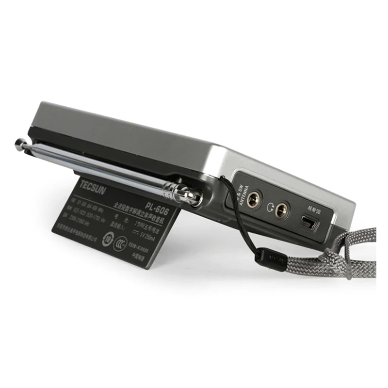 Tecsun PL 606 Digital PLL FM Stereo /LW/SW/MW приемник DSP легкий перезаряжаемый для пожилых