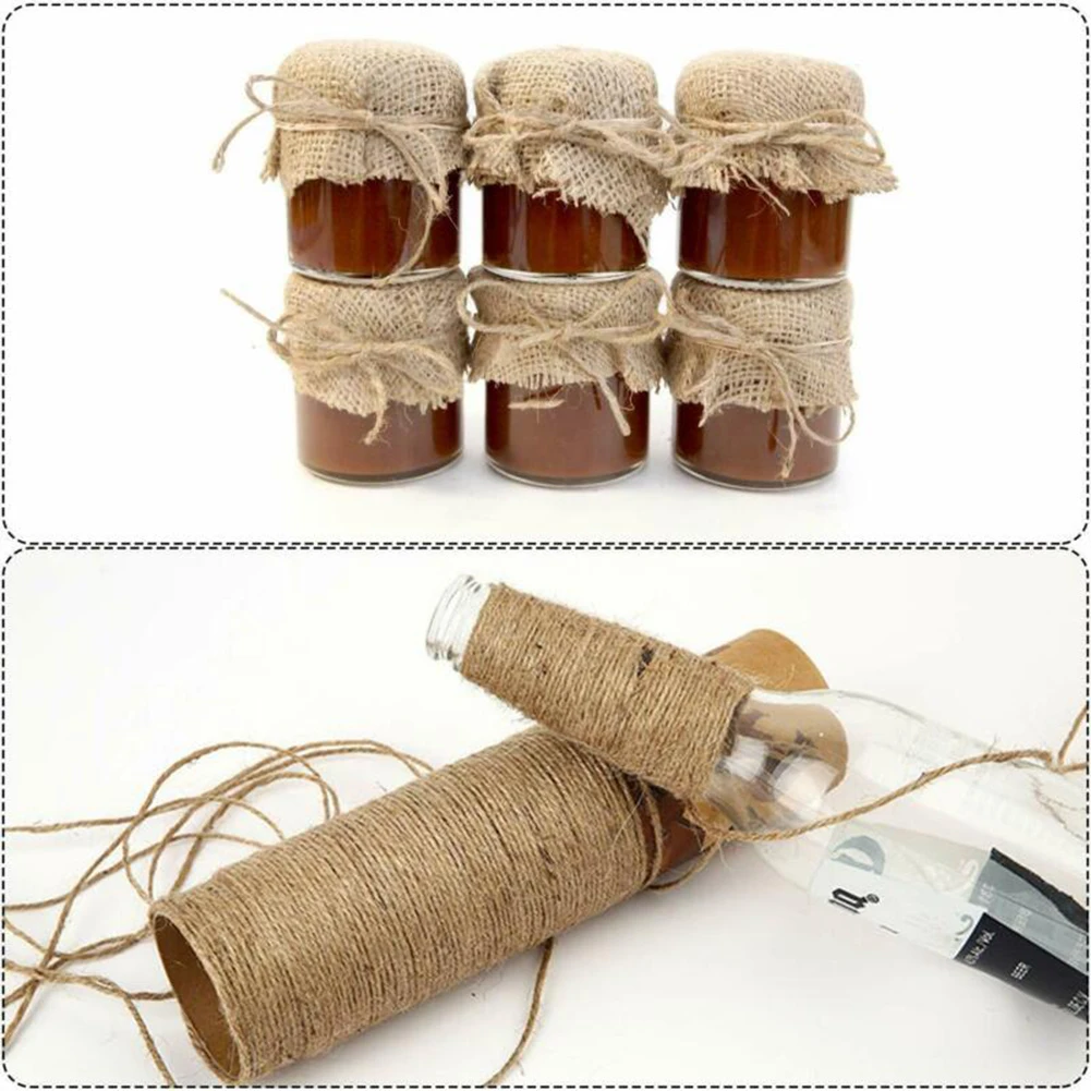 

Decorations Twine String Wedding Natural Jute Hessian Burlap Rustic Twine