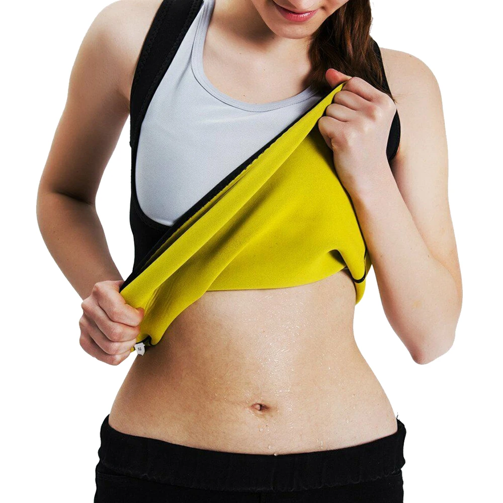 Формирователь тела для женщин неопреновый костюм сауны жилет с короткими