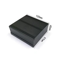 aluminum enclosure instrument shell electrical case pcb project box diy 97x40x100mm new for circuit board