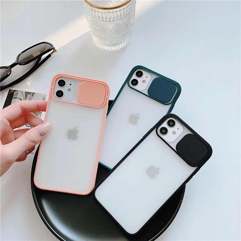 Прозрачный чехол LOVECOM для защиты камеры iPhone 12 Mini 11 Pro Max XR X XS 7 8 Plus мягкий матовый