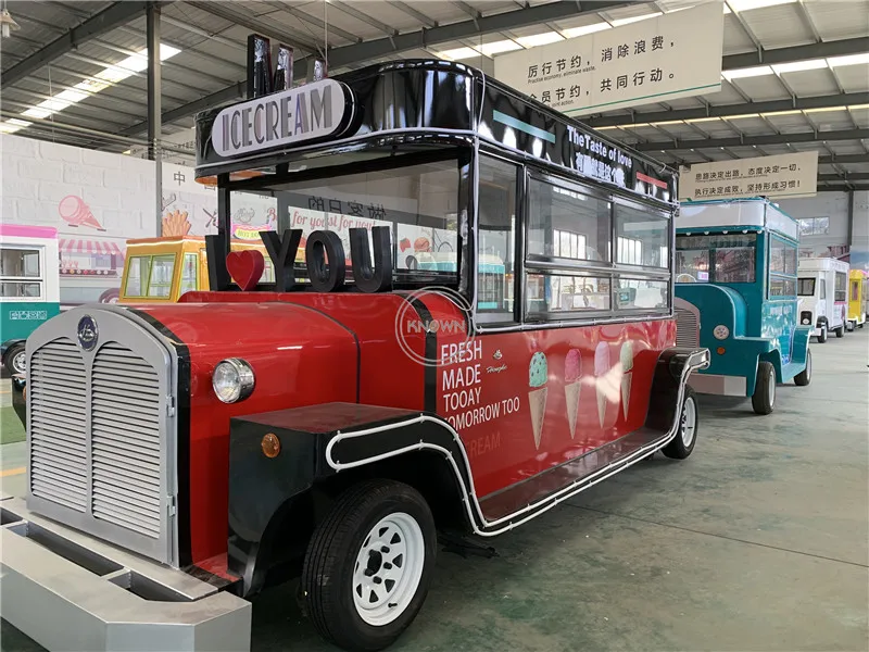Electric Ice Cream Food Truck Mobile Street Vending Cart Outdoor Kitchen Catering Van Kiosk | Бытовая техника