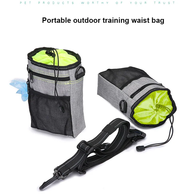 

Outdoor Training Dog Snack Bag Portable Dog Food Bag Strong Wear Resistance Large Capacity Durable Puppy Snack Bait Waist Bucket