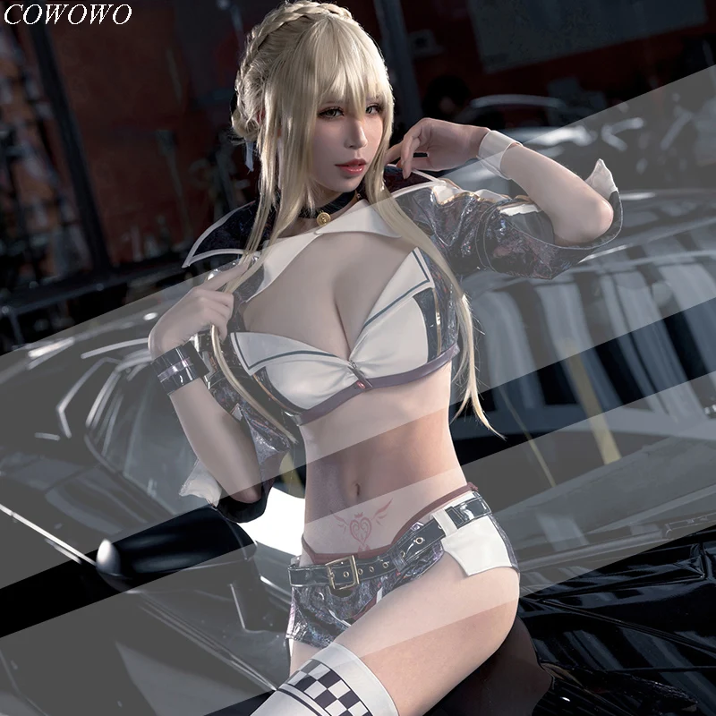 Аниме! Fate/Grand Order FGO Artoria Pendragon Saber Racing Suit Sexy Uniform Cosplay For Women 2020 NEW Бесплатная доставка| |