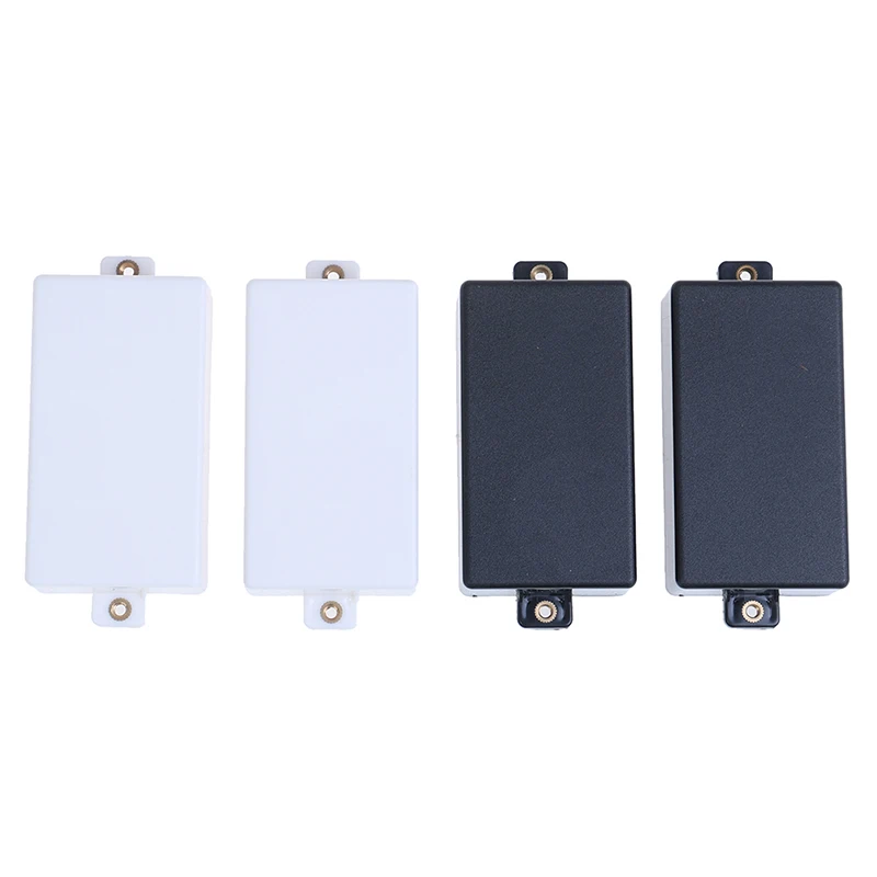 2 шт. черно белая пластиковая герметичная двойная катушка чехол Humbucker для гитары