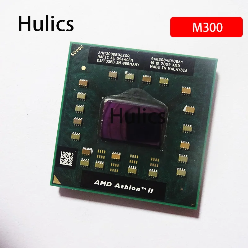 

Hulics Used AMD Athlon II Dual-Core Mobile M300 2.0 GHz Dual-Core Dual-Thread 2009 09 CPU Processor AMM300DBO22GQ Socket S1