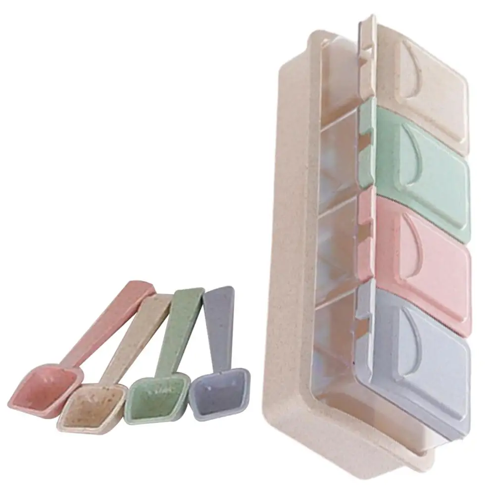 4 шт. бутылка для приправ из пшеничной соломы стеклянные кухонные принадлежности