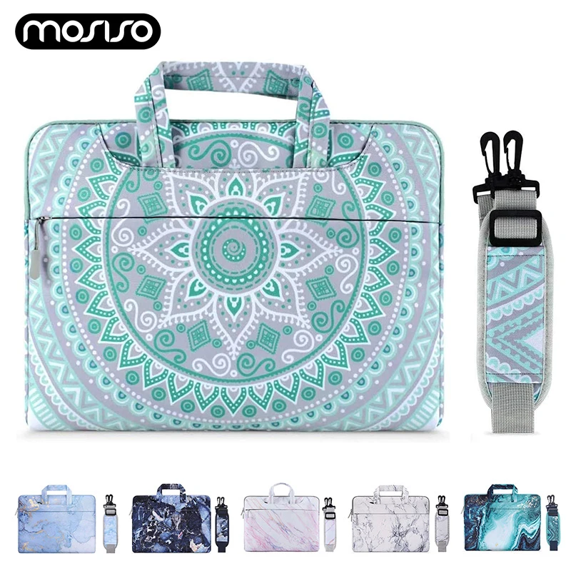 

Laptop Shoulder Bag for MacBook Pro 14 15 16 Inch 2021 M1 Air 13 Dell HP Lenovo Notebook Briefcase Sleeve Cover Carrying Case