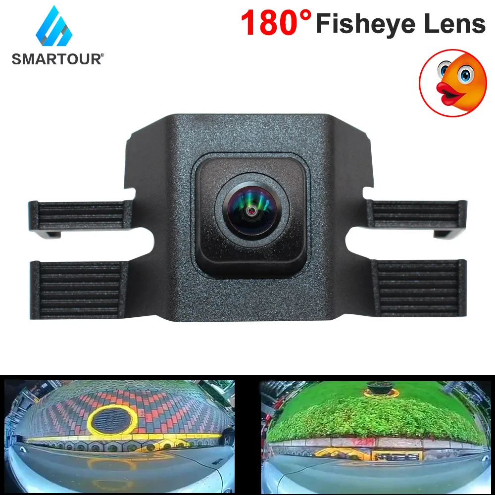 

Smartour HD Front View Logo Camera 180 Degrees Fisheye Len For Toyota Highlander 2018 Full CCD Front Vehicle Grille CVBS Camera