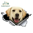 EARLFAMILY, виниловая 3d-наклейка с изображением собак и лабрадоров, 13x8,5 см