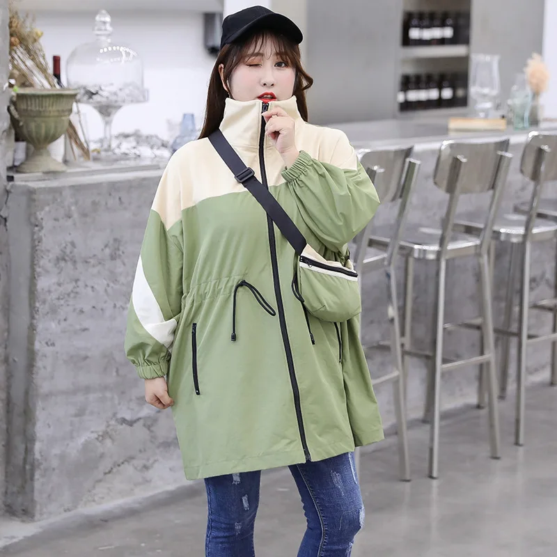 Женская одежда пальто и куртки Повседневная Лоскутная куртка для инструментов