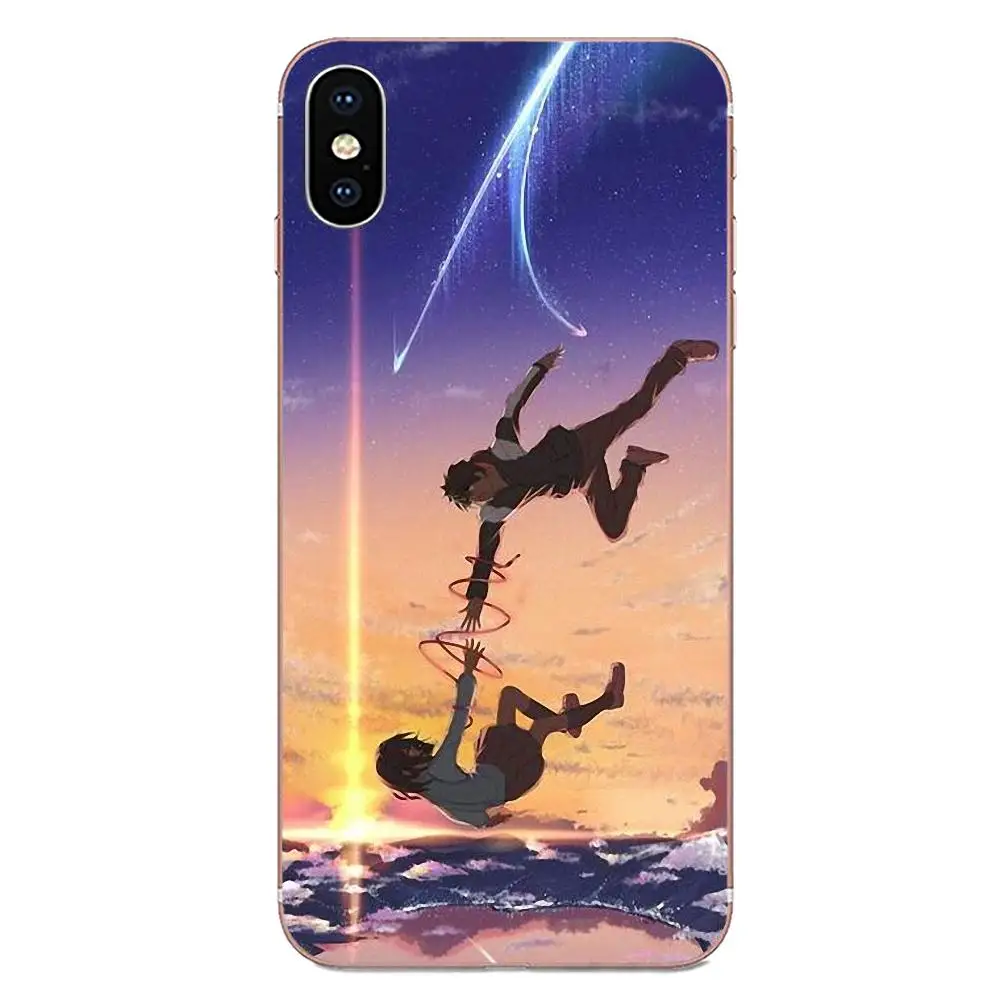 For Galaxy Grand A3 A5 A7 A8 A9 A9S On5 On7 Plus Pro Star 2015 2016 2017 2018 Soft Cellphone Transparent Your Name Japan Anime | Мобильные