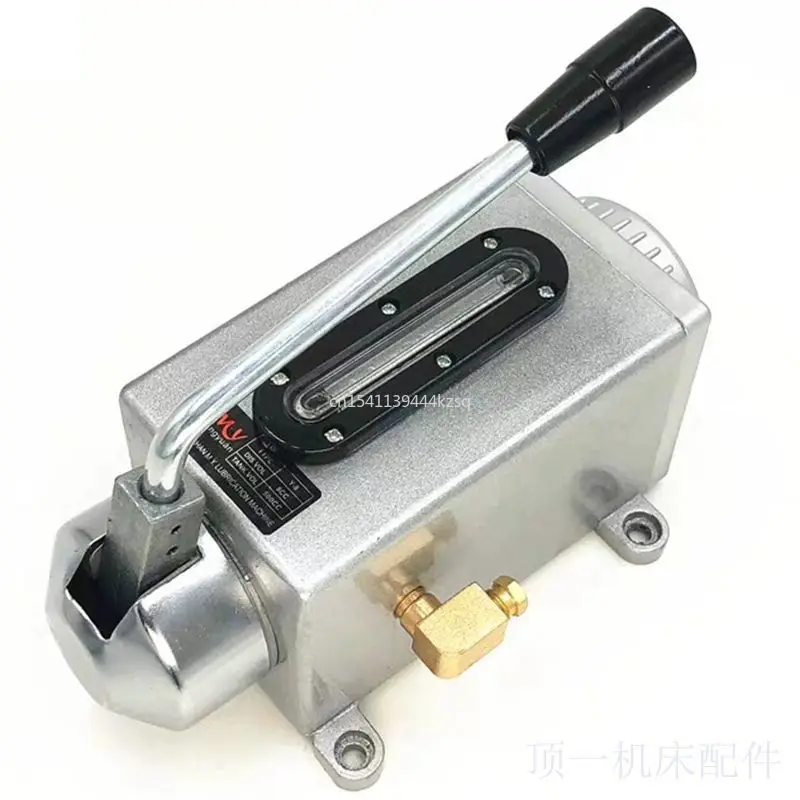 

Lubricating Manual Oil Pump Hand Lubrication 500CC CNC 4mm Double Outlet Port Manual Lubricating Pump