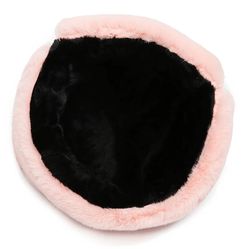 Толстая плюшевая шапка-бомбер теплая зимняя шапка для мужчин и женщин мужская