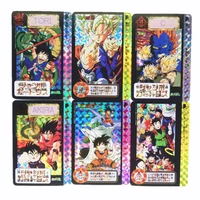 18pcsset super saiyan dragon ball z perfect reproduction heroes battle card ultra instinct goku vegeta game collection cards