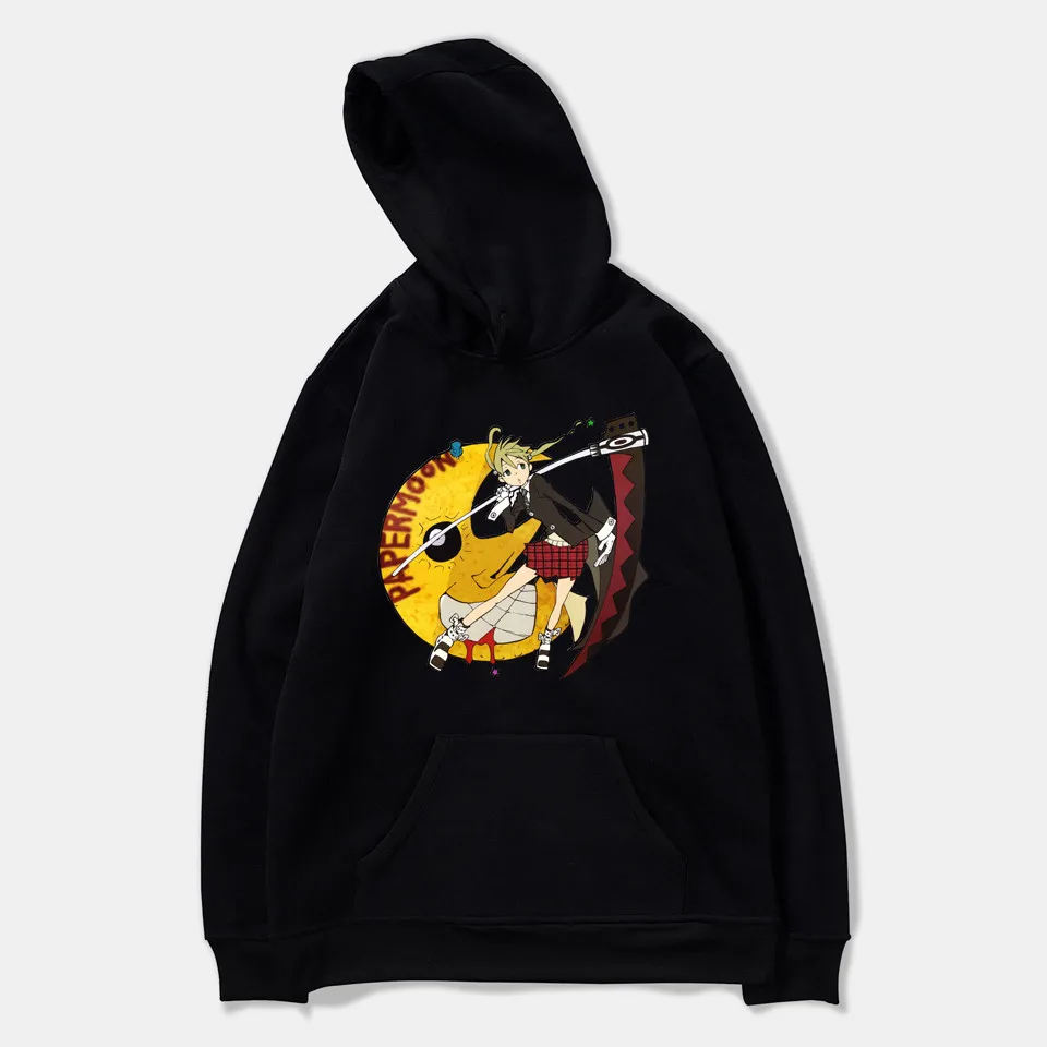 

New Soul Eater Hoodies Couple Fashion Sweatshirt Men Women Sweatshirt Autumn Basic Funds Hooded Harajuku Pullovers Hoody