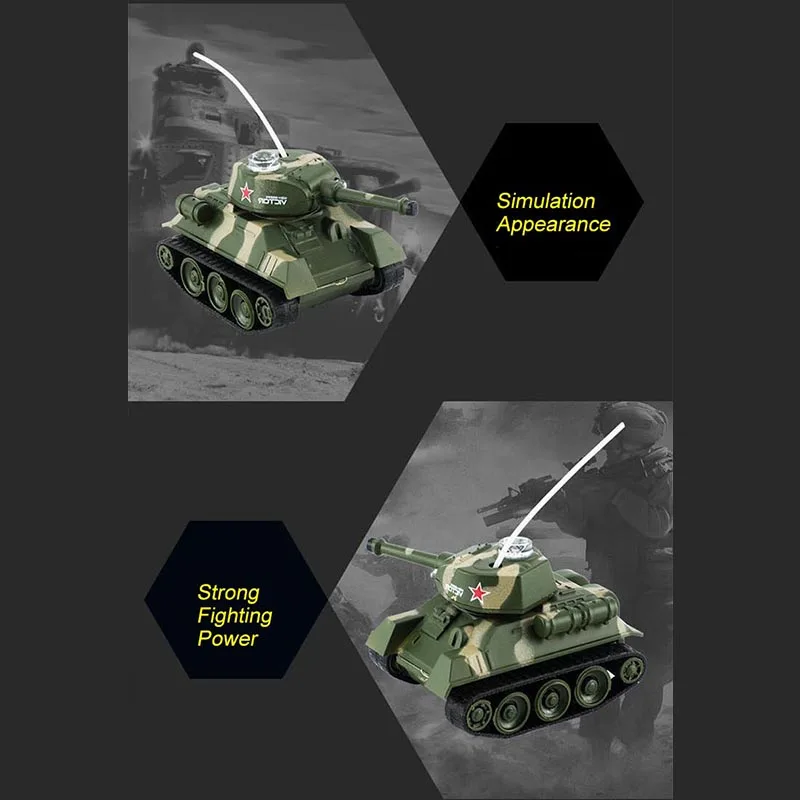 Милая мини-модель танка Tiger RC имитирующая масштаб Радиоуправляемый танк с