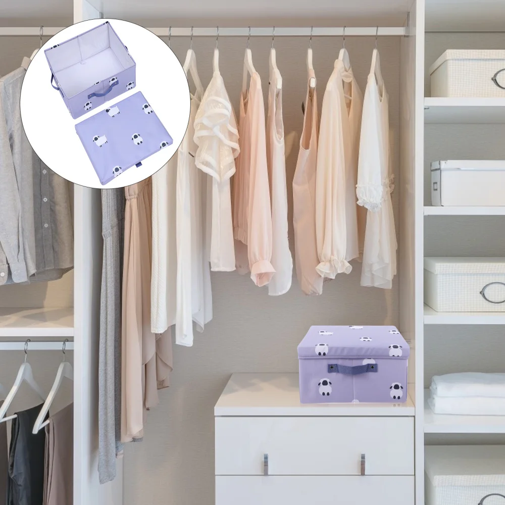 

1pc Foldable Storage Box Practical Storage Organizer for Bedroom Wardrobe