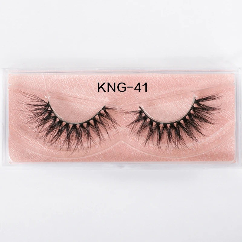 KNG-41 Eyewin ресницы 3D норковые накладные ресницы натуральные длинные ресницы драматические объемные ресницы макияж для ресниц норковые ресницы искусственные ресницы 25 мм ресницы - Цвет: KNG-41